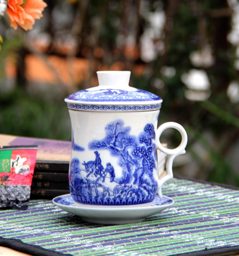 陶瓷办公杯 来样来图定做茶杯景德镇厂家
